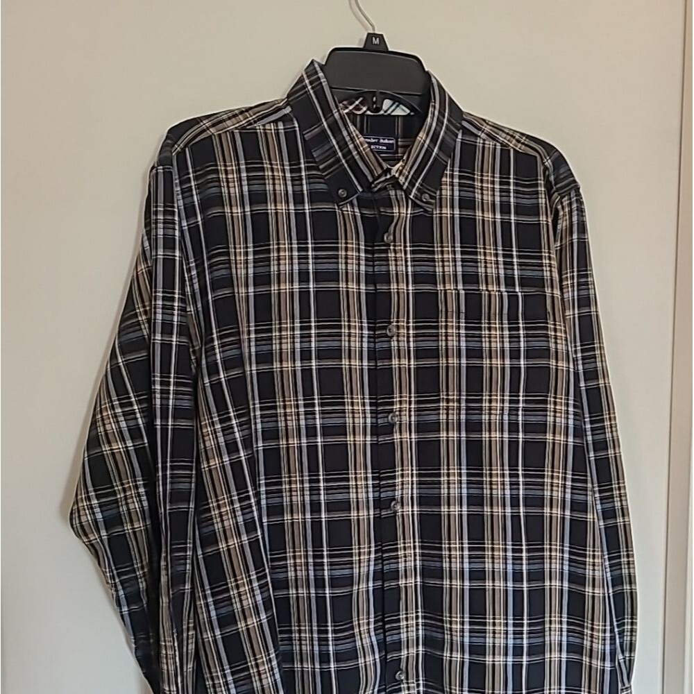 Alexander Julian Collection flannel long sleeve plaid Lrg